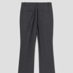 Theory Women Traceable Wool Slim Full Length Trouser - Charcoal Melange