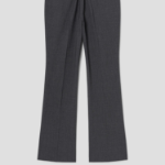 Theory Women Traceable Wool Slim Full Length Trouser - Charcoal Melange