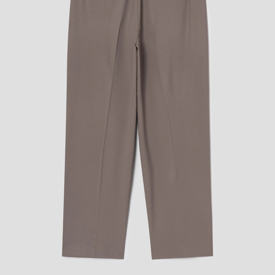 Theory Women Traceable Wool High Waist Pants - Walnut