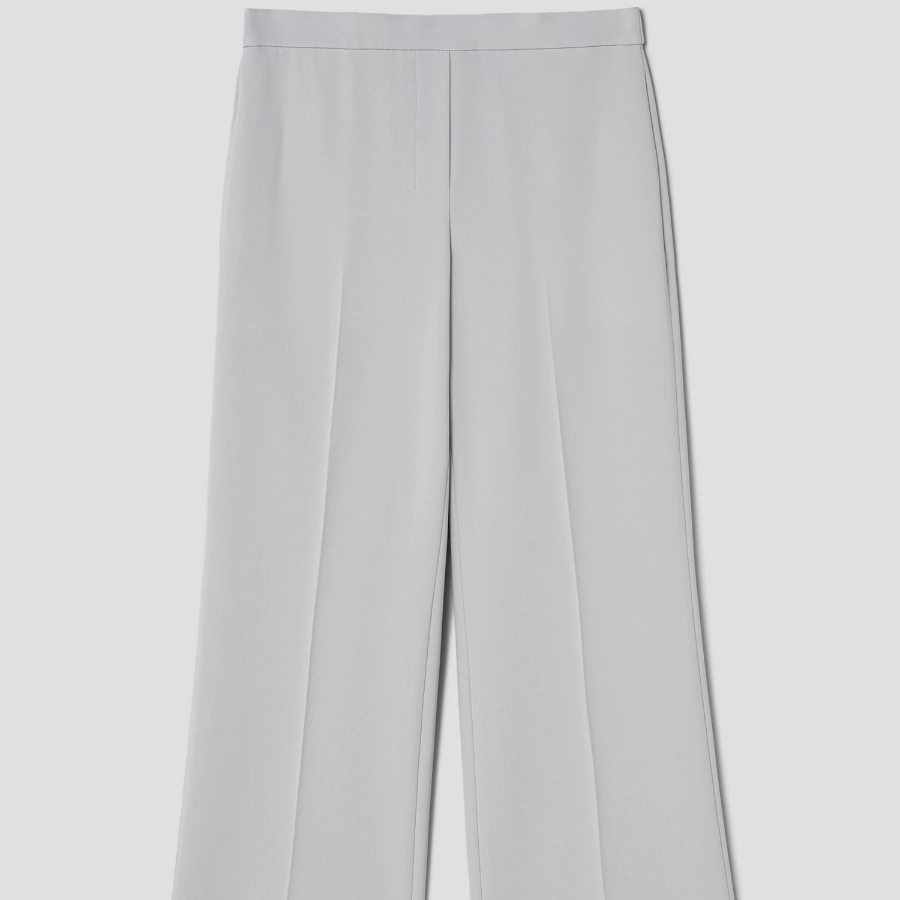Theory Women Admiral Crepe Wide Pull On Pants - Platinum