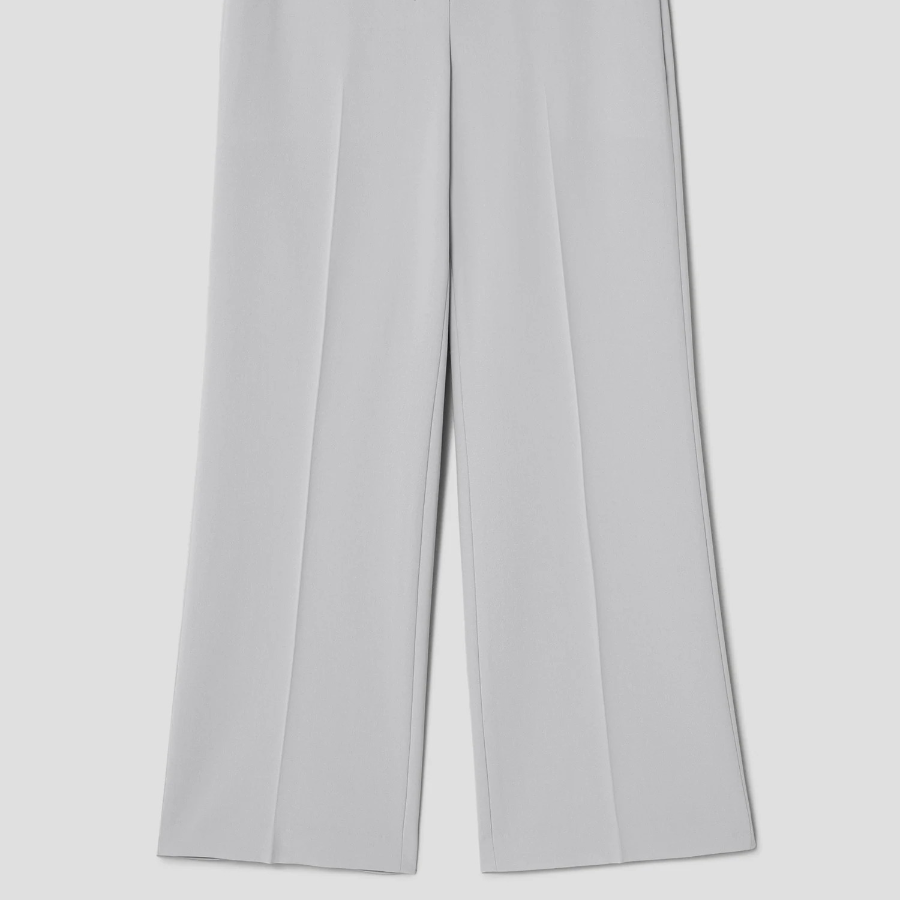 Theory Women Admiral Crepe Wide Pull On Pants - Platinum