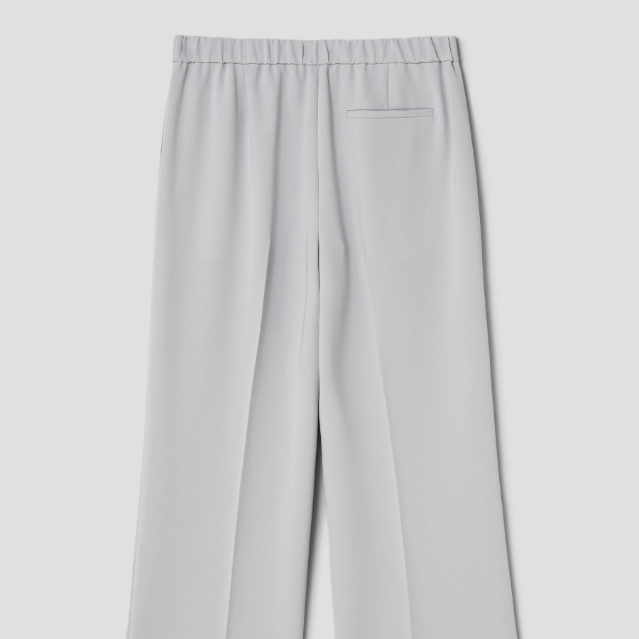 Theory Women Admiral Crepe Wide Pull On Pants - Platinum