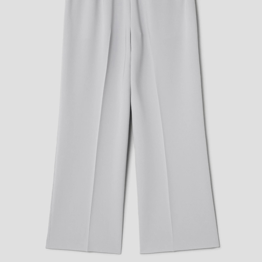 Theory Women Admiral Crepe Wide Pull On Pants - Platinum