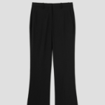 Theory Women Good Wool Slim Full Length Trouser - Black