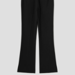 Theory Women Good Wool Slim Full Length Trouser - Black