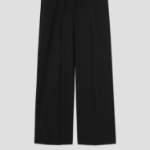 Theory Women New Tailor 2 Wide Straight Trouser - Black