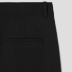 Theory Women New Tailor 2 Wide Straight Trouser - Black