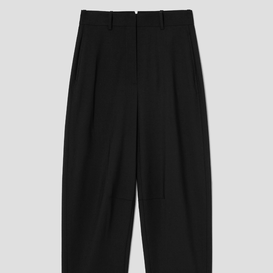 Theory Women New Tailor 2 Drop Curved Pants - Black