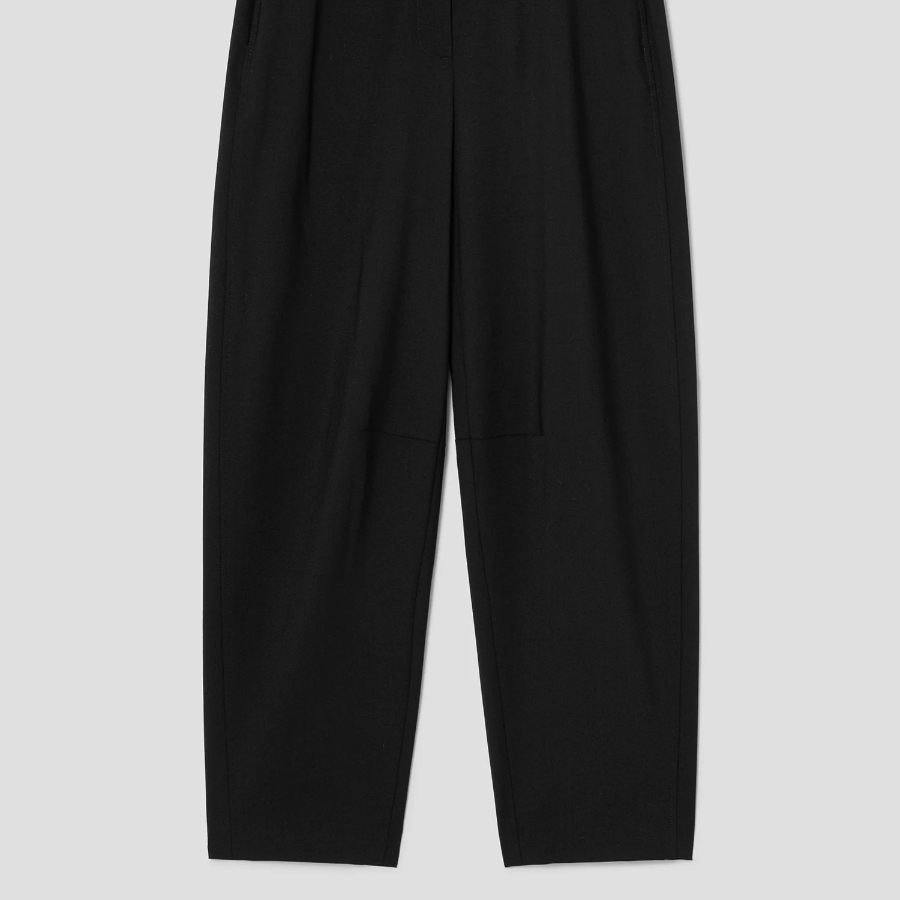 Theory Women New Tailor 2 Drop Curved Pants - Black