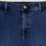 Theory Women New Stretch Wide Leg Denim Pants - Deep Blue