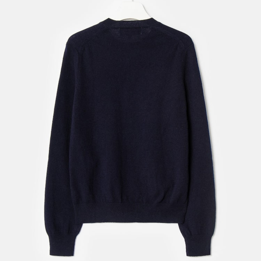 PLAY COMME DES GARÇONS (Women) Gold Heart Wappen Cardigan – Navy