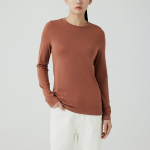 JAJU Soft Long Sleeve T-Shirt – Brick