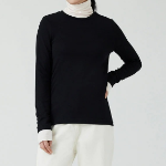 JAJU Soft Long Sleeve T-Shirt – Black