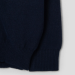 CDGCDGCDG Logo Patch Rib Stitch Cardigan – Navy