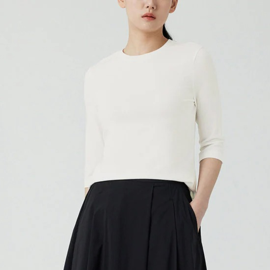 JAJU Soft 5bu T-Shirt – White