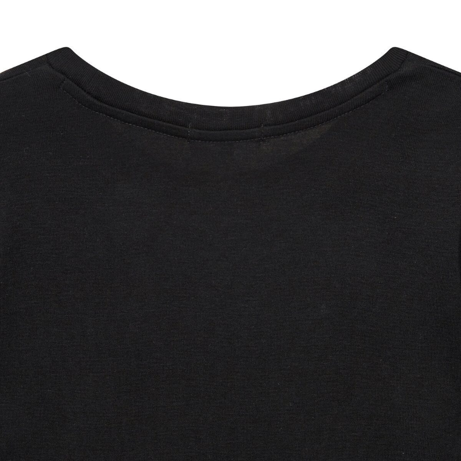 JAJU Pima Cotton Slim Fit 5bu T-Shirt – Black