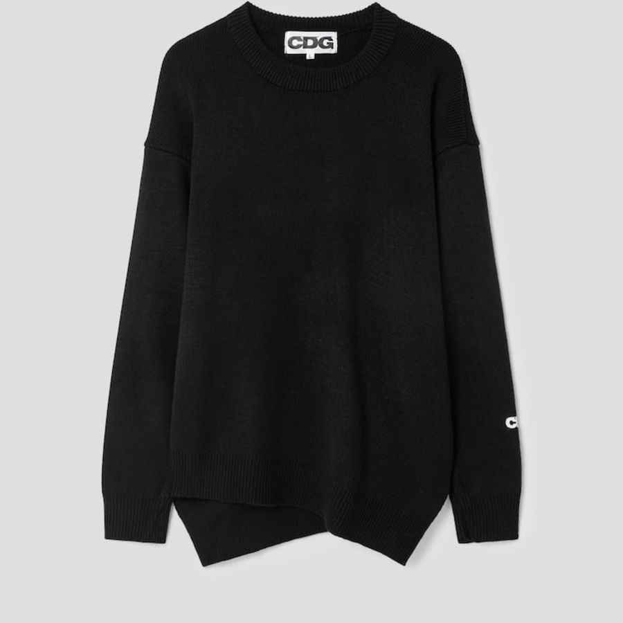 CDGCDGCDG Lochaven Bias Sweater – Black