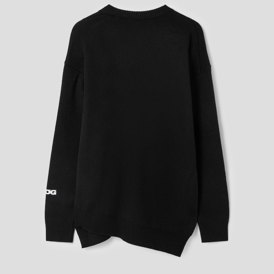 CDGCDGCDG Lochaven Bias Sweater – Black