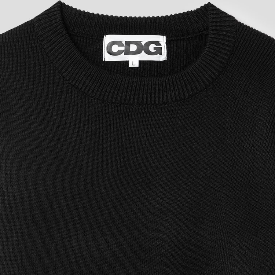 CDGCDGCDG Lochaven Bias Sweater – Black
