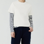 JAJU Heavy Cotton Short Sleeve T-Shirt – White