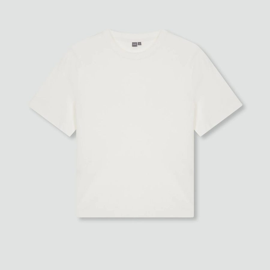 JAJU Heavy Cotton Short Sleeve T-Shirt – White