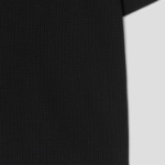 JUUN.J ARCHIVE Oversized Waffle Knit Short Sleeve – Black