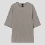 JUUN.J ARCHIVE Oversized Waffle Knit Short Sleeve – Beige