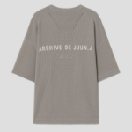JUUN.J ARCHIVE Oversized Waffle Knit Short Sleeve – Beige