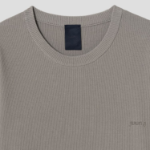 JUUN.J ARCHIVE Oversized Waffle Knit Short Sleeve – Beige