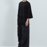 JUUN.J Numbered Stripe Knit Jumper – Black