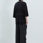 JUUN.J Numbered Stripe Knit Jumper – Black