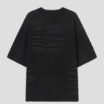 JUUN.J Dyed Cotton Half Sleeve Knit – Black