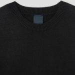 JUUN.J Dyed Cotton Half Sleeve Knit – Black