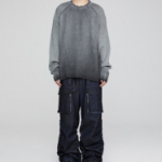 JUUN.J Cotton Dyed Pullover Sweater – Grey