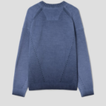 JUUN.J Cotton Dyed Pullover Sweater – Blue