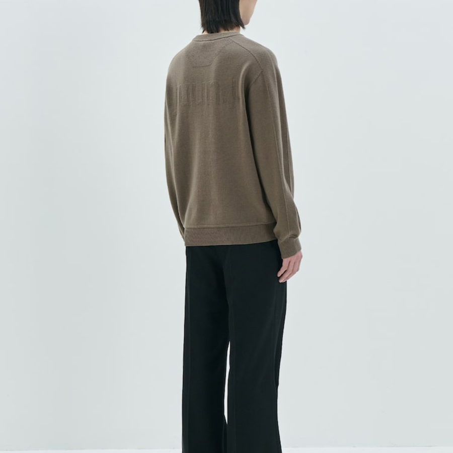 JUUN.J [CORE] Wholegarment Cashmere Pullover Jumper – Brown