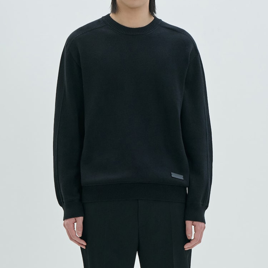 JUUN.J [CORE] Wholegarment Cashmere Pullover Jumper – Black