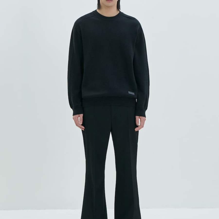JUUN.J [CORE] Wholegarment Cashmere Pullover Jumper – Black