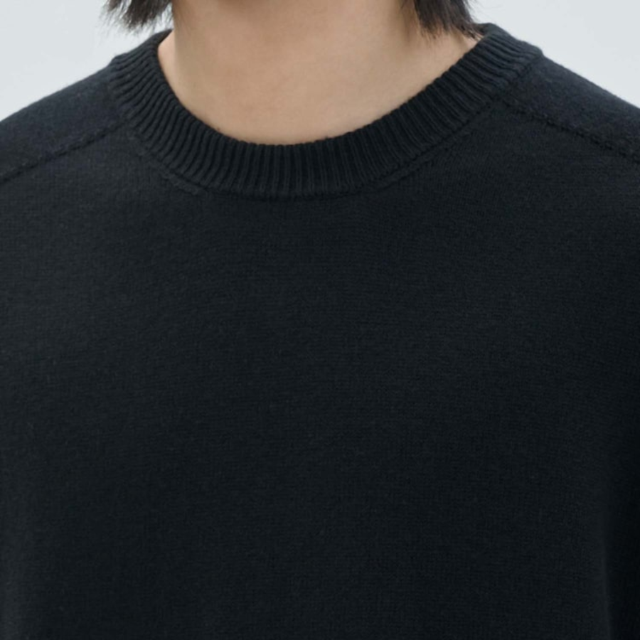 JUUN.J [CORE] Wholegarment Cashmere Pullover Jumper – Black