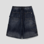 JUUN.J [Pre-Order] Denim Carpenter Shorts – Blue