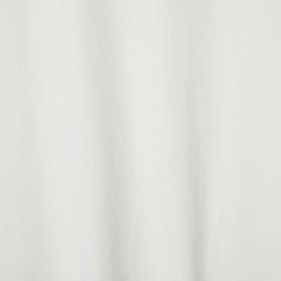 JAJU Cotton Strong Twist U-Neck T-Shirt – White