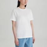 JAJU Smart Cotton Short Sleeve T-Shirt – White