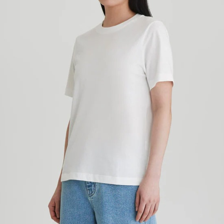 JAJU Smart Cotton Short Sleeve T-Shirt – White