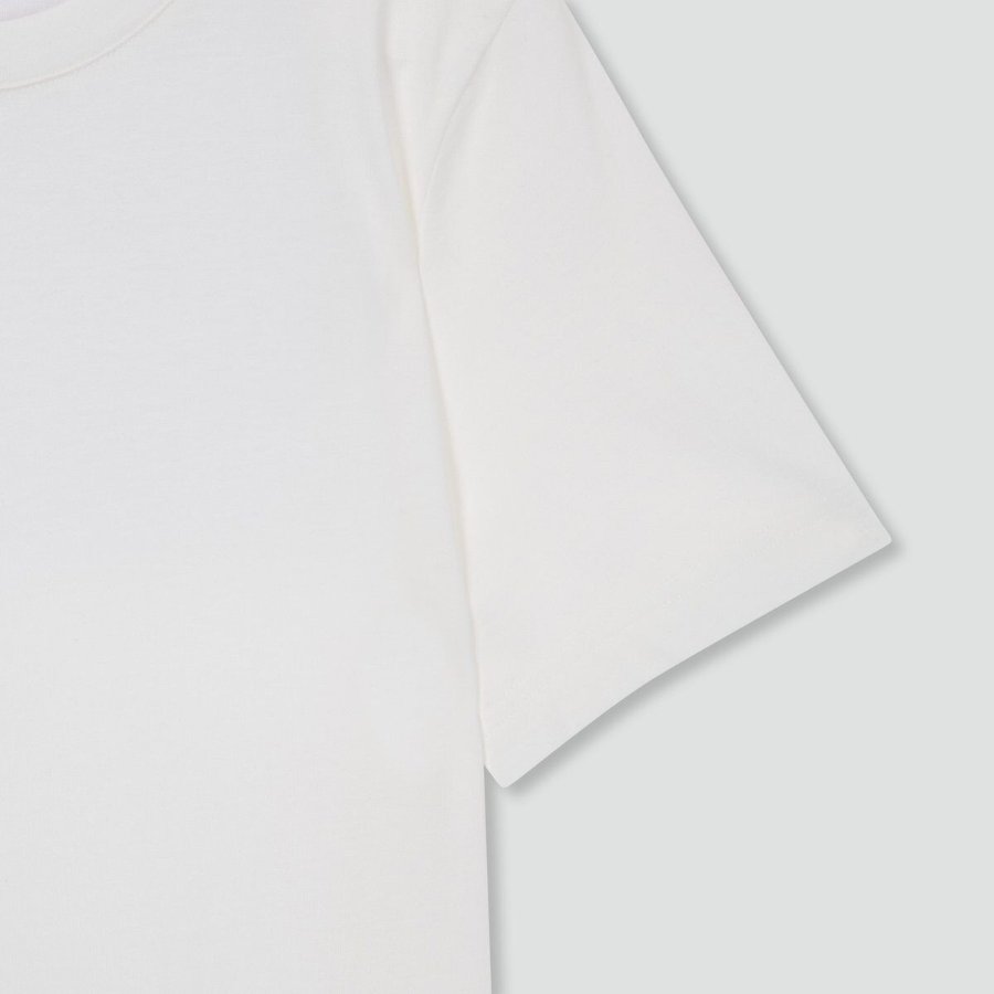 JAJU Smart Cotton Short Sleeve T-Shirt – White