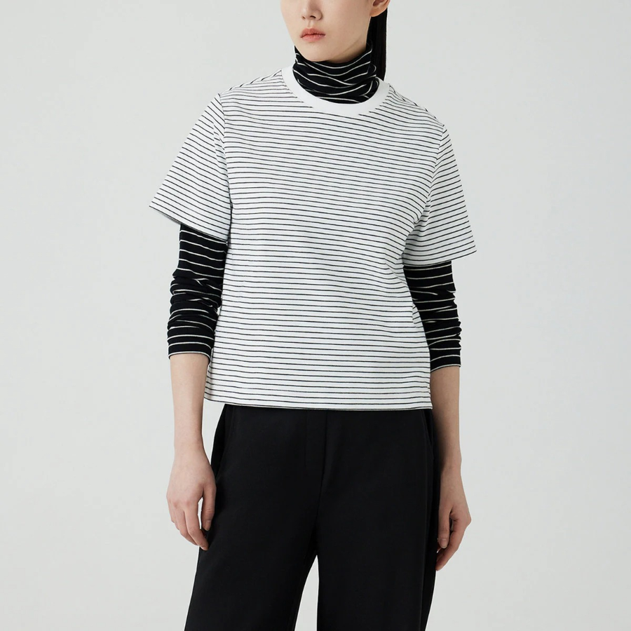 JAJU Heavy Cotton Short Sleeve T-Shirt – Off White