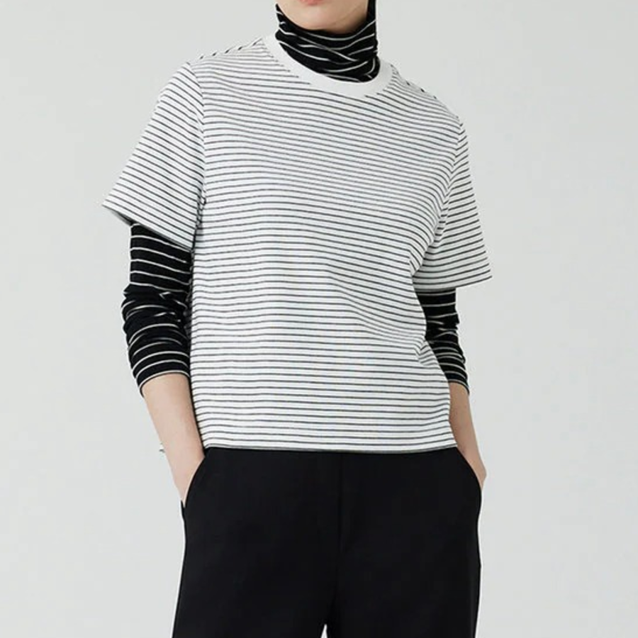 JAJU Heavy Cotton Short Sleeve T-Shirt – Off White