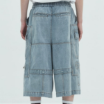 JUUN.J Denim Cargo Shorts – Blue