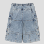 JUUN.J Denim Cargo Shorts – Blue