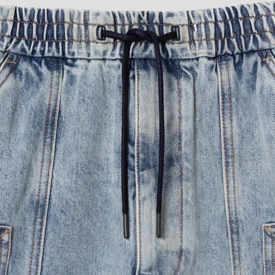 JUUN.J Denim Cargo Shorts – Blue