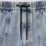 JUUN.J Denim Cargo Shorts – Blue